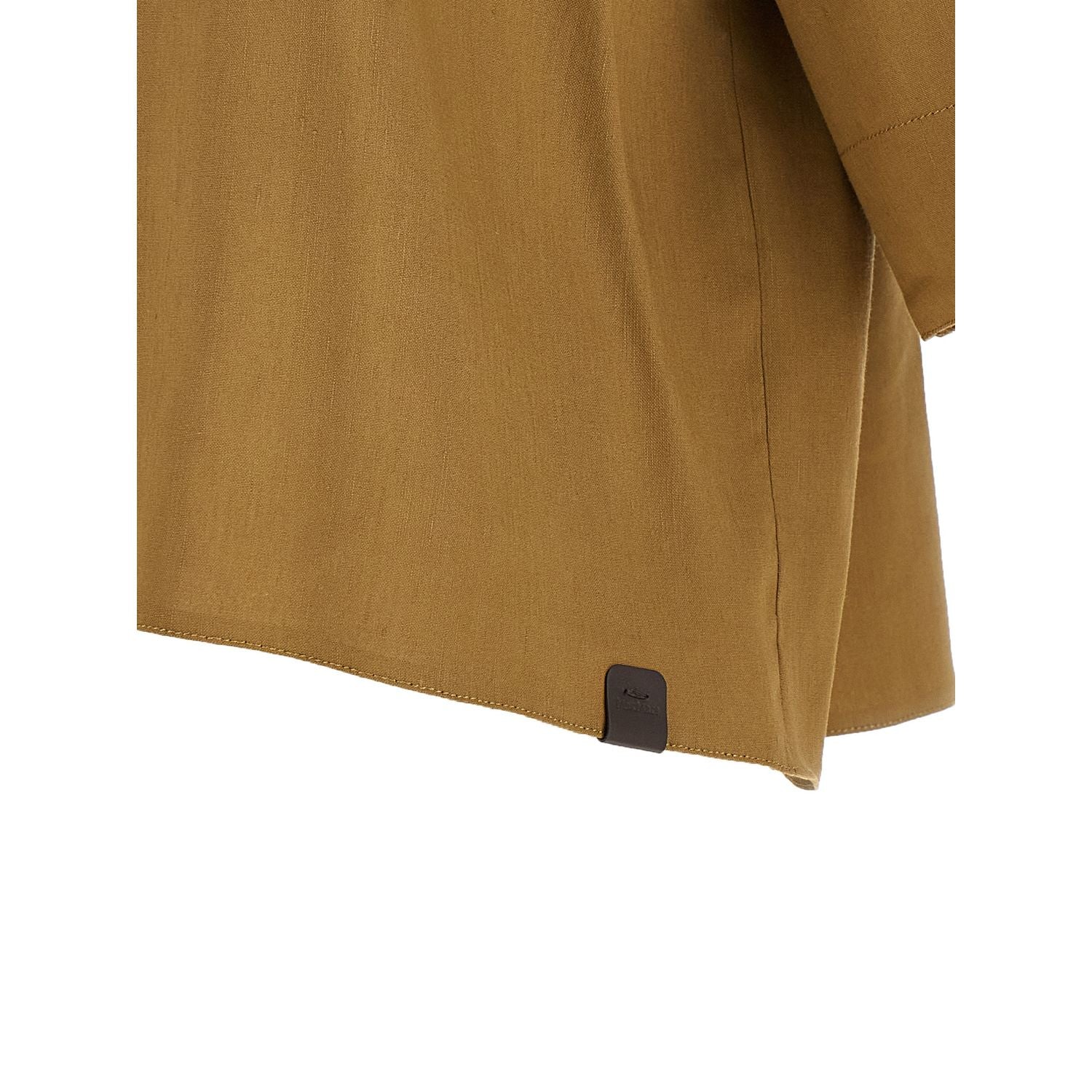 Max Mara Beige Linen Blouse