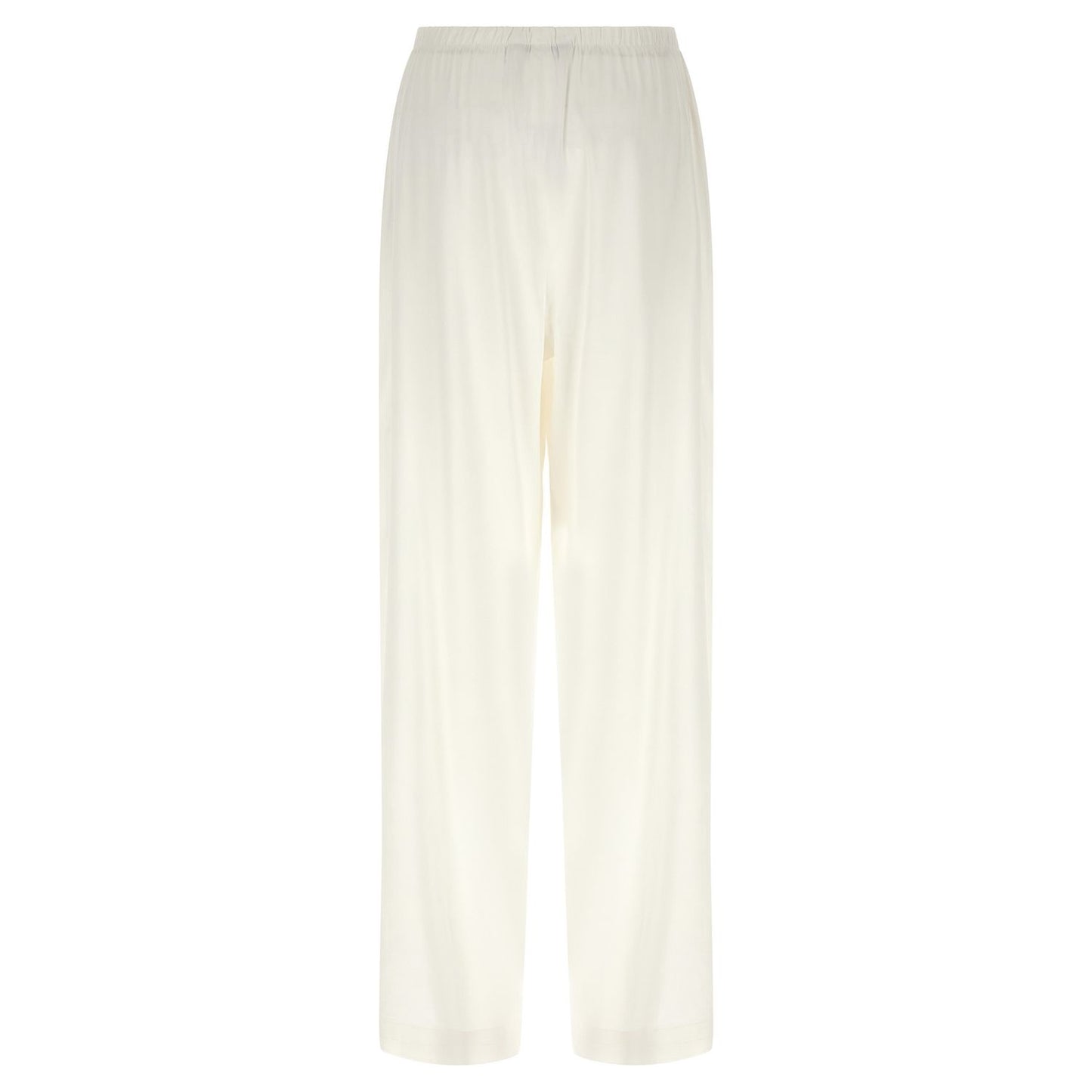 Max Mara White Linen Casual Pants