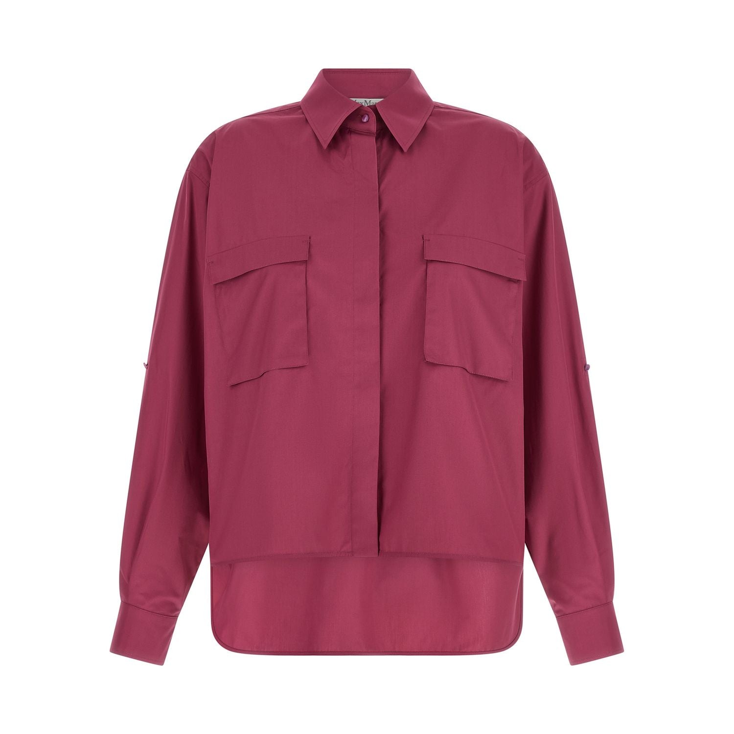 Max Mara Fuchsia Cotton Blouse