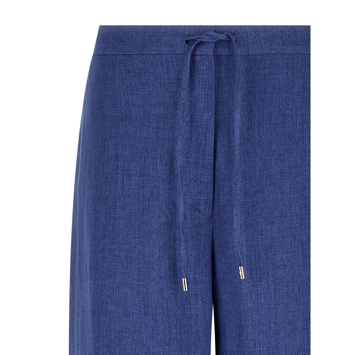 Max Mara Blue Linen Casual Pants