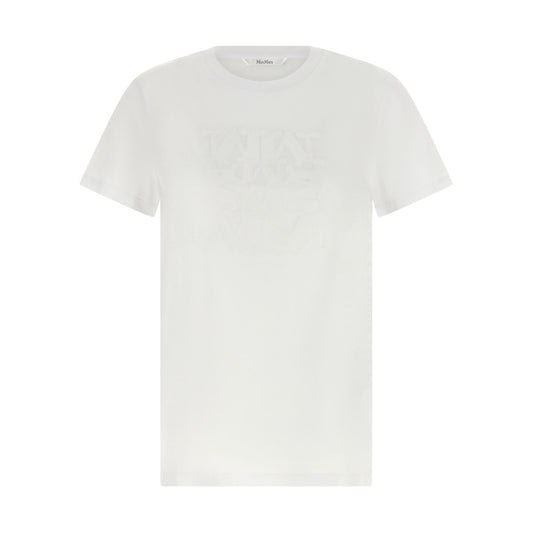 Max Mara White Cotton T-Shirt