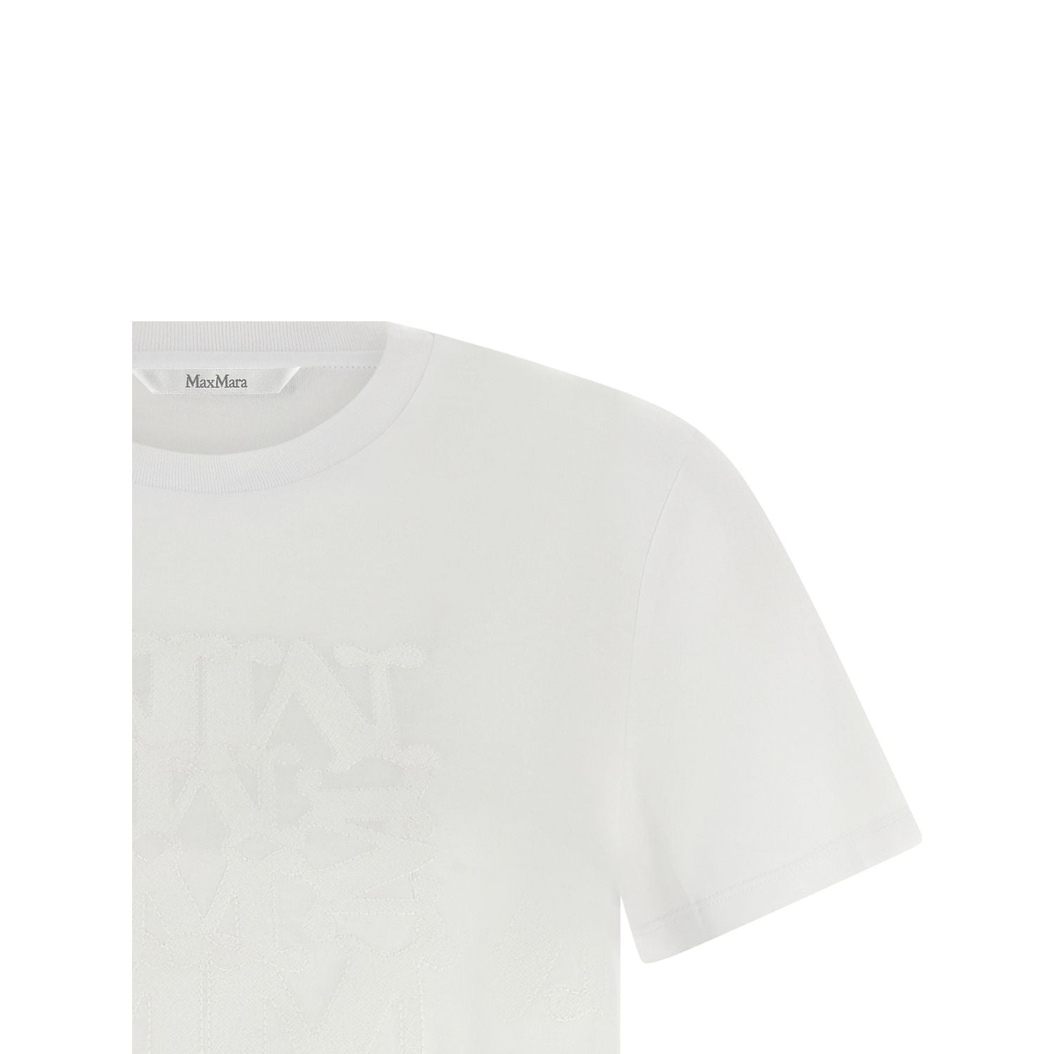 Max Mara White Cotton T-Shirt
