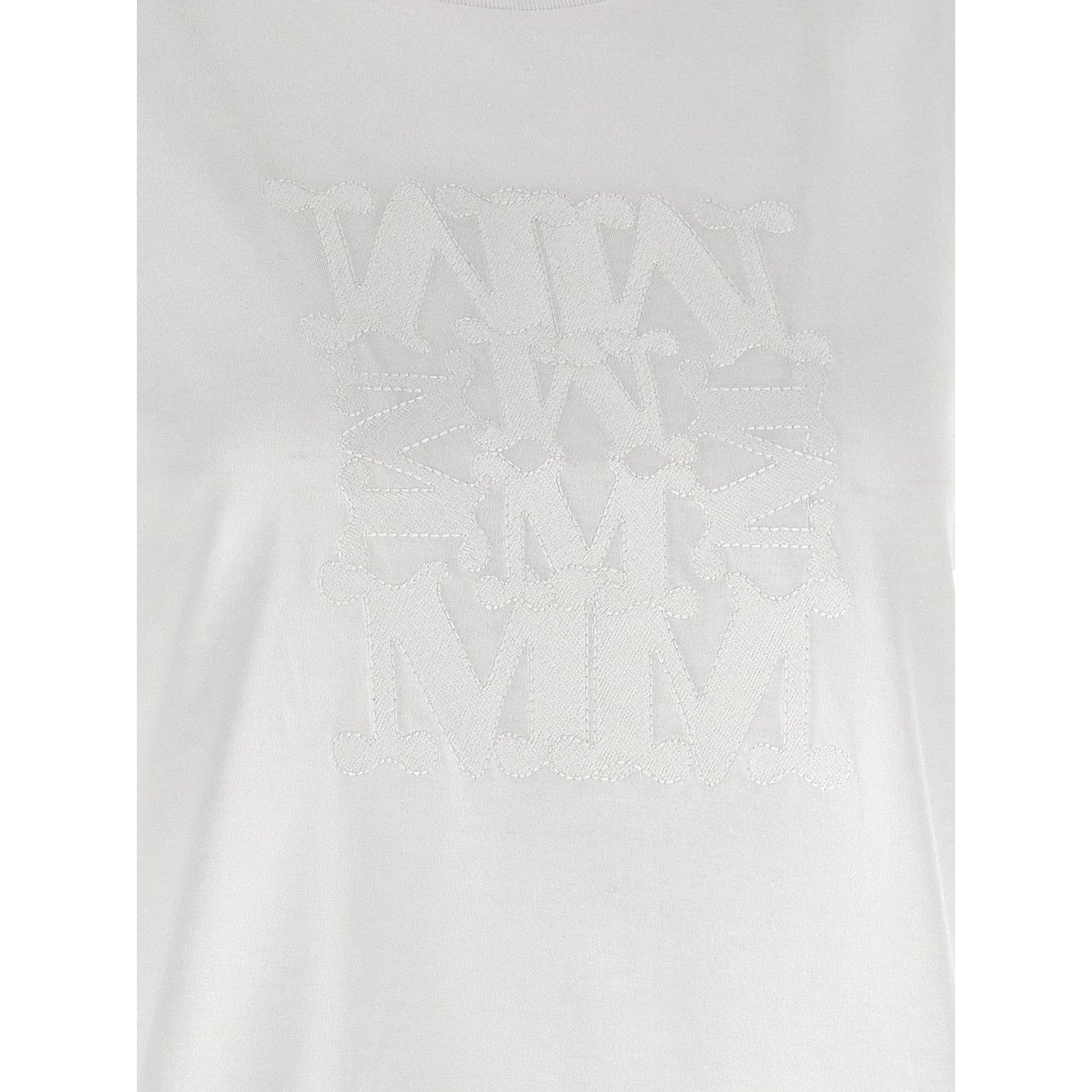 Max Mara White Cotton T-Shirt