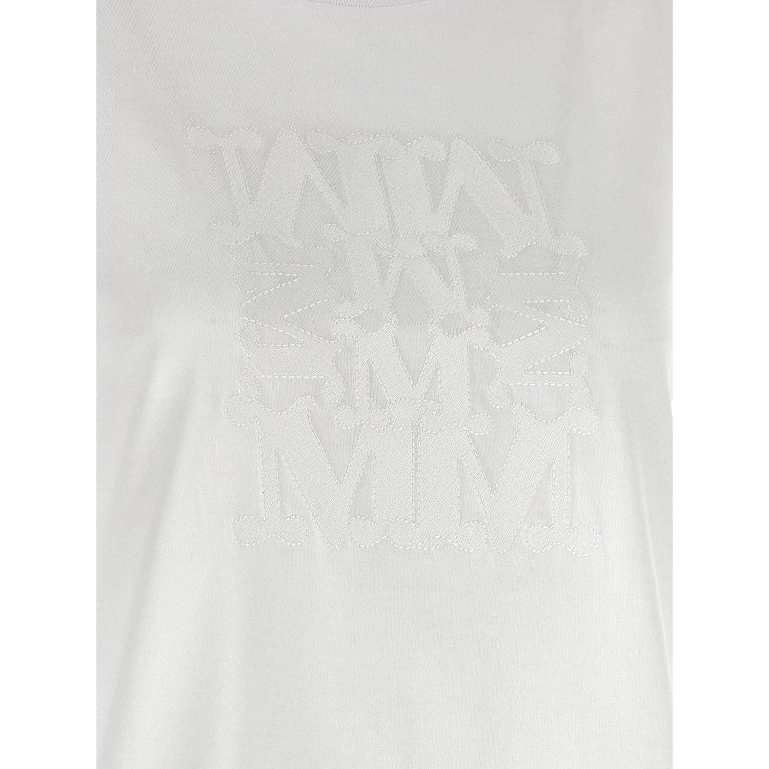 Max Mara White Cotton T-Shirt