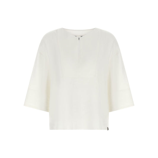 Max Mara White Linen Blouse