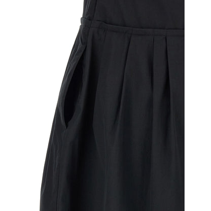 Max Mara Black Cotton Jumpsuit