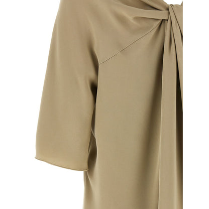 Max Mara Beige Silk Blouse