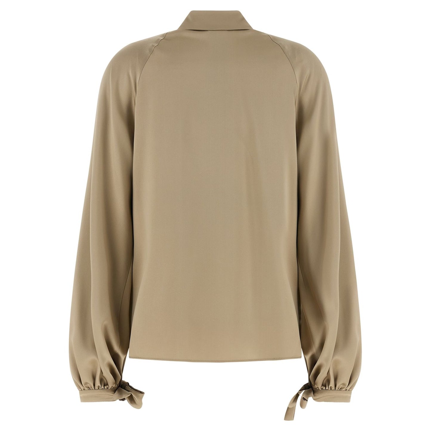 Max Mara Beige Silk Blouse