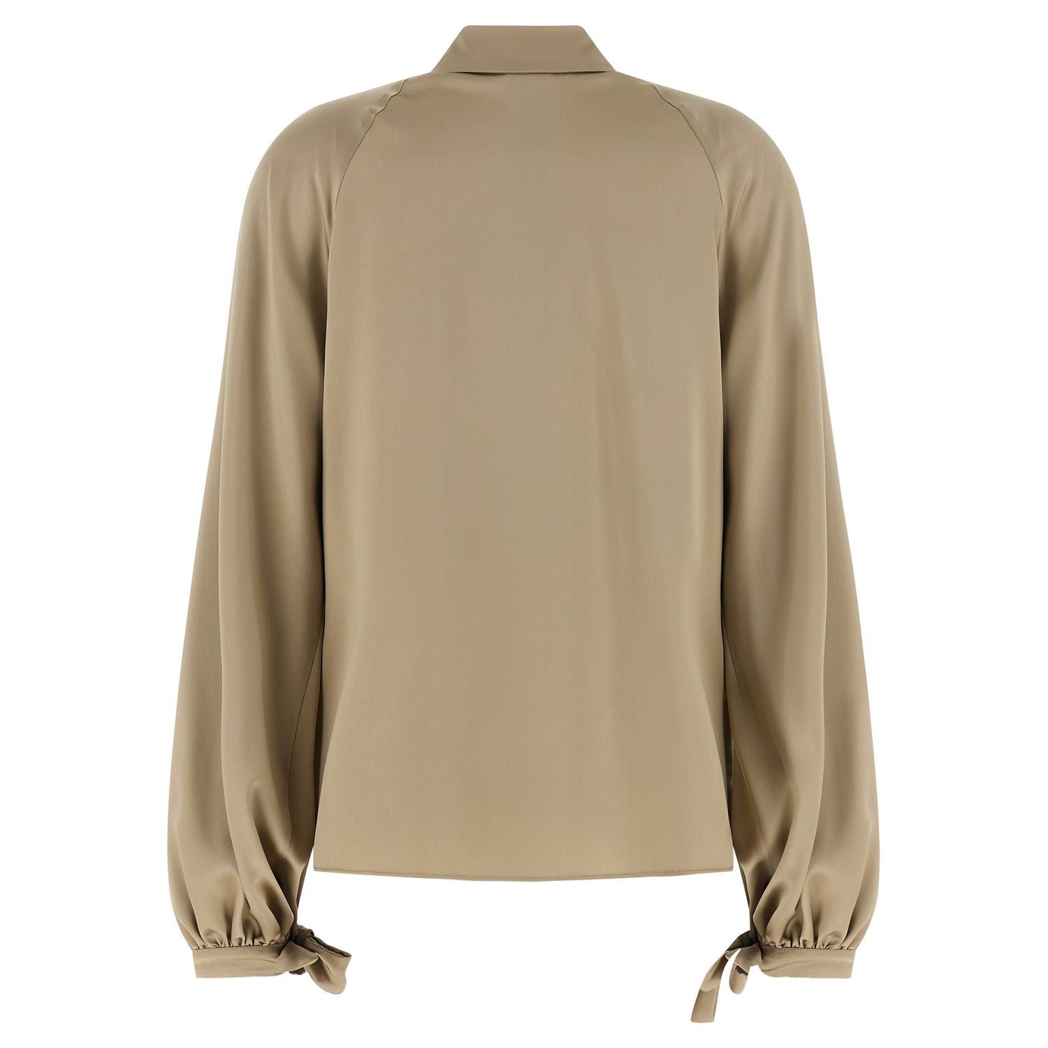 Max Mara Beige Silk Blouse