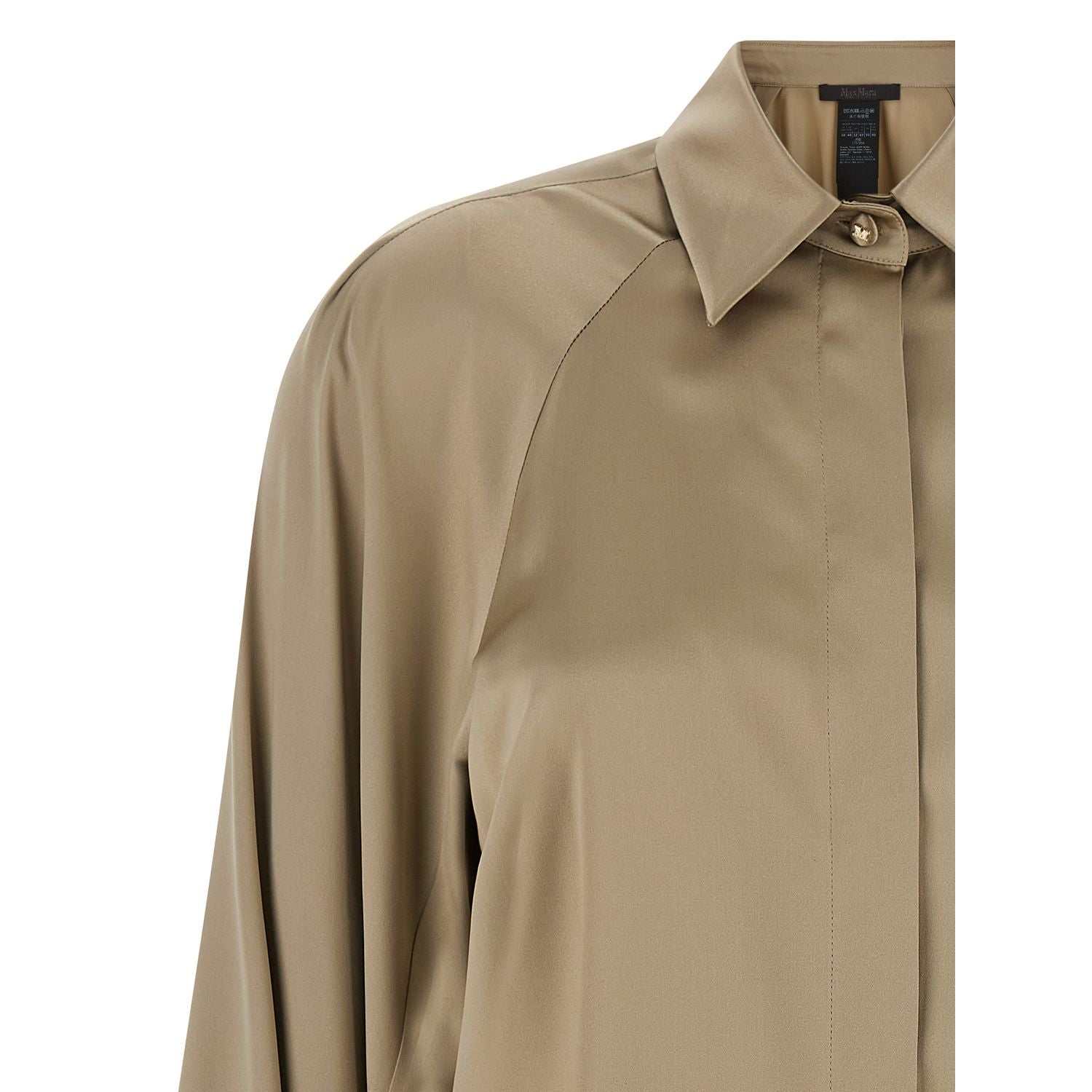 Max Mara Beige Silk Blouse