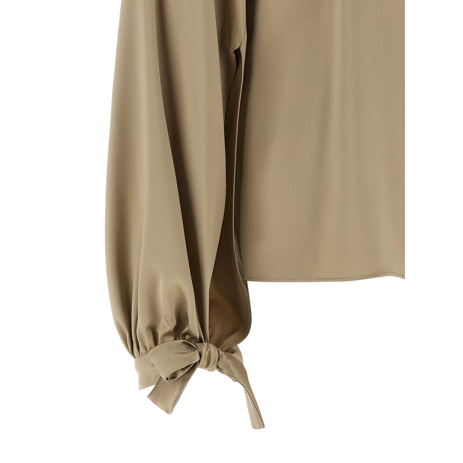 Max Mara Beige Silk Blouse