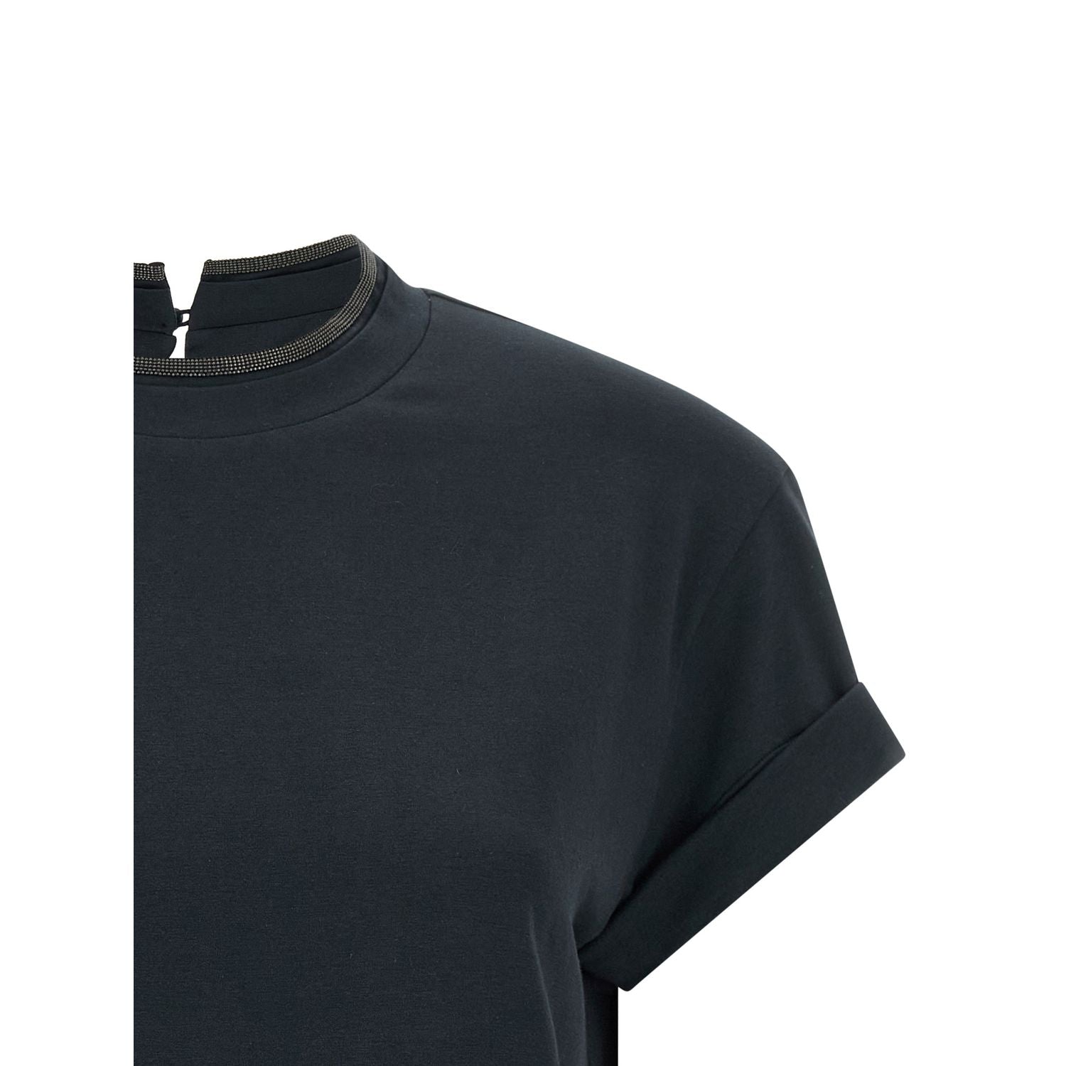 Brunello Cucinelli Blue Cotton T-Shirt