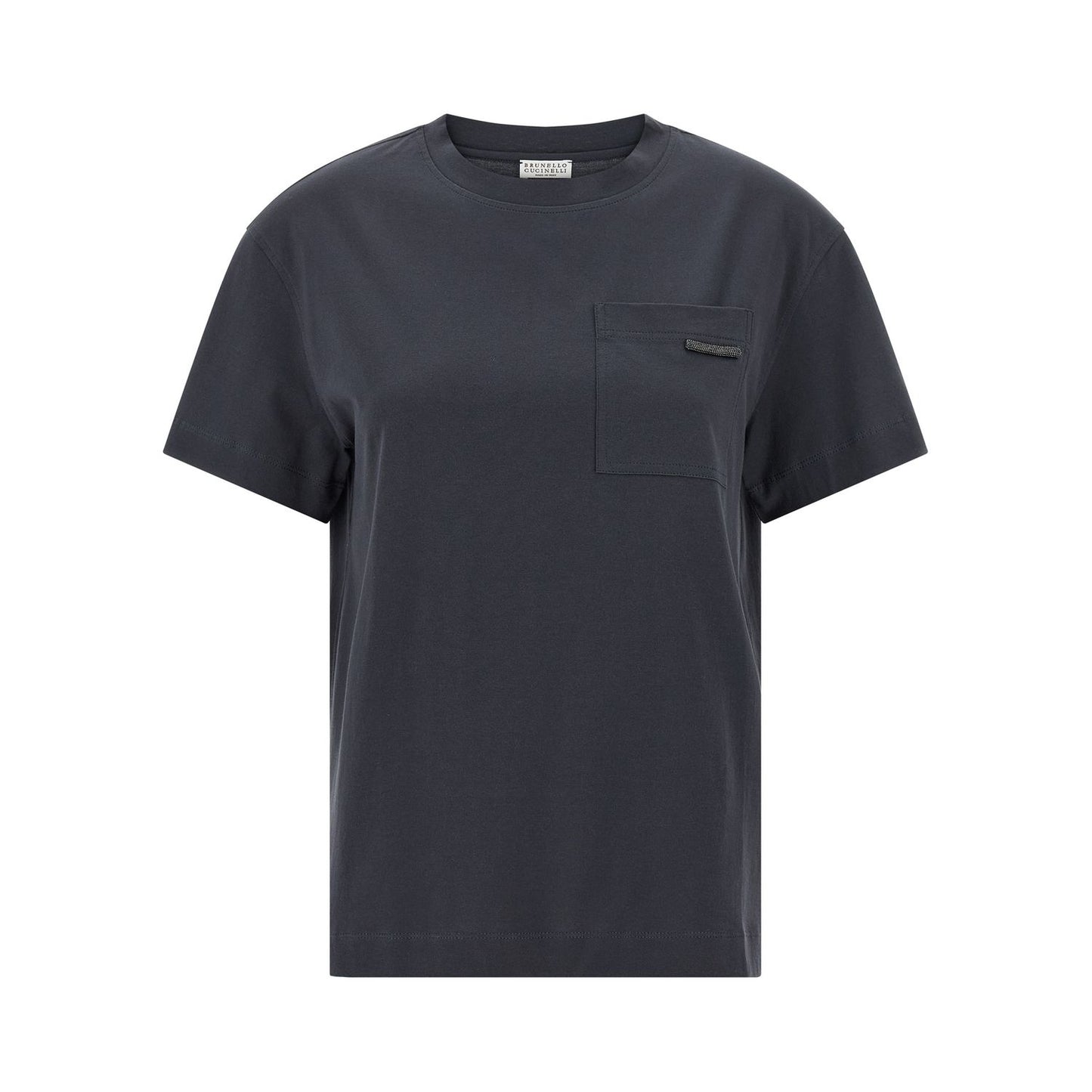 Brunello Cucinelli Blue Cotton T-Shirt