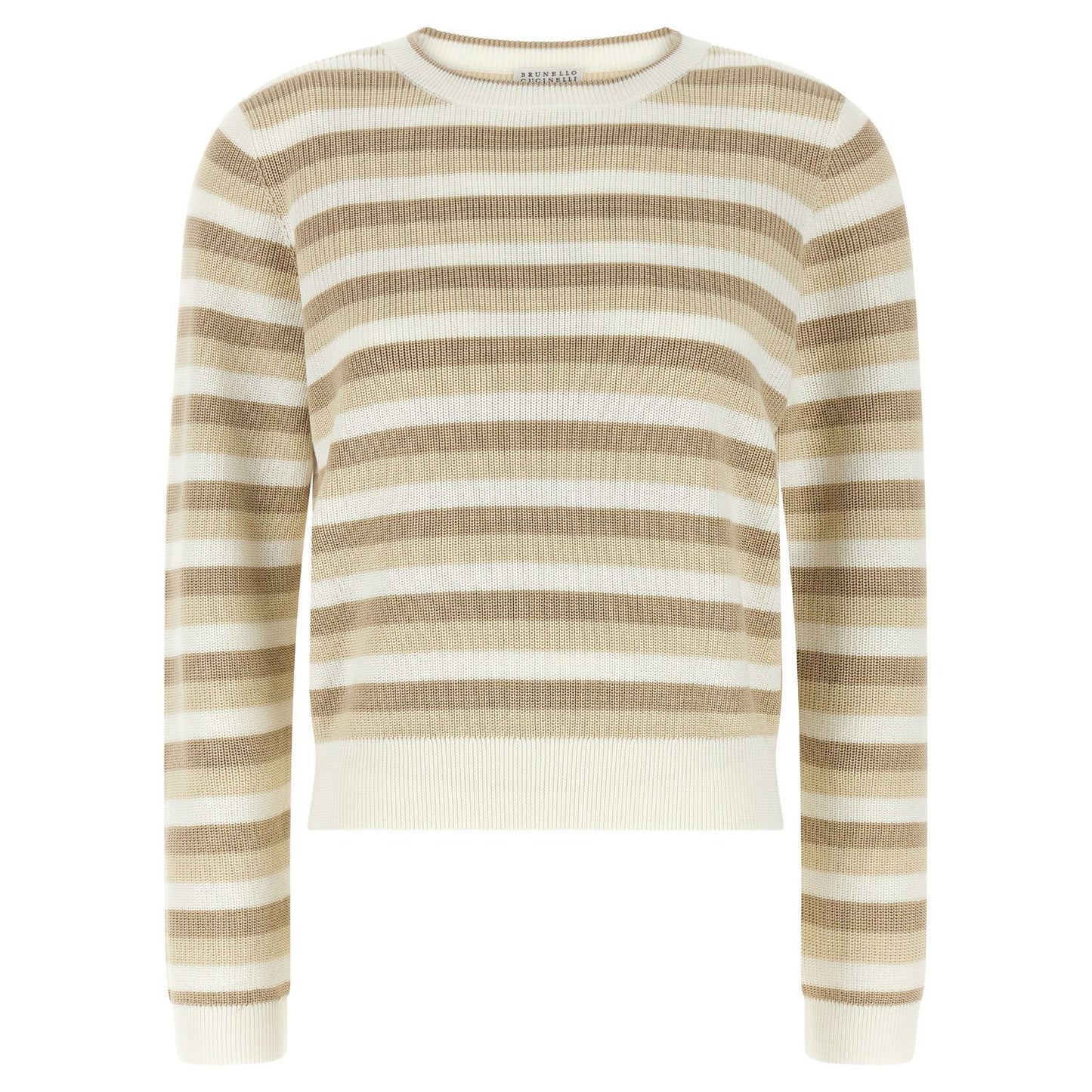 Brunello Cucinelli Beige Cotton Cardigan