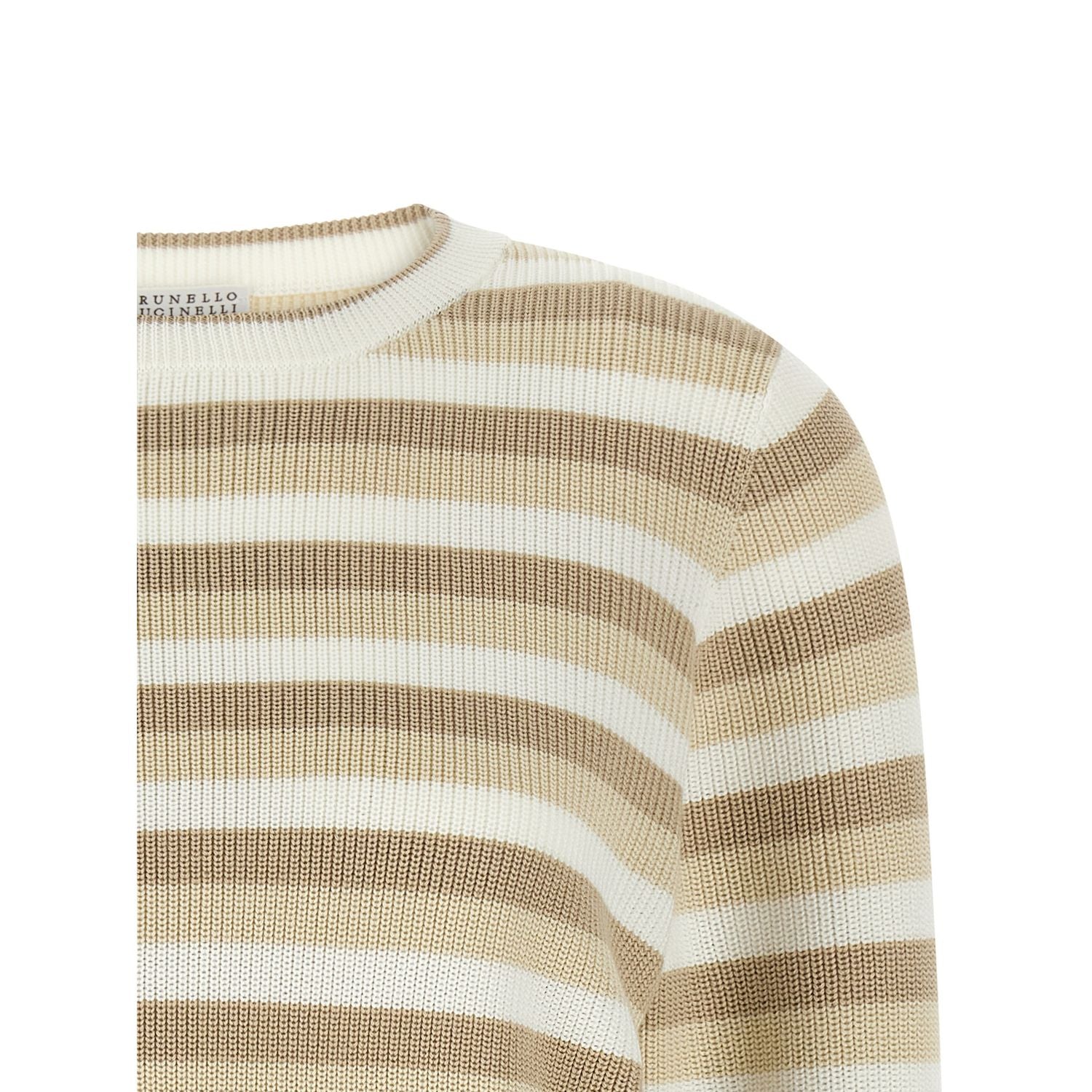 Brunello Cucinelli Beige Cotton Cardigan