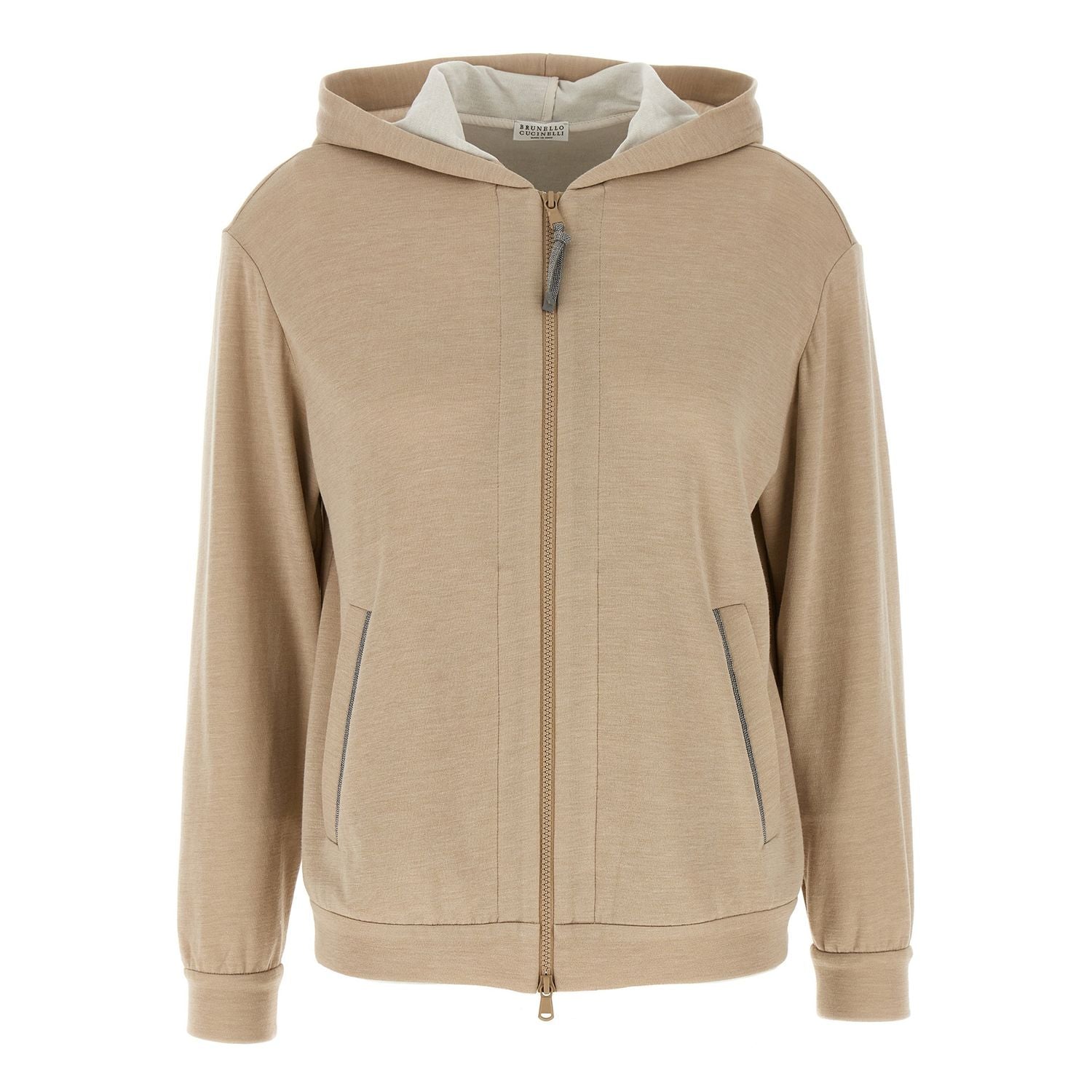 Brunello Cucinelli Beige Cotton Cardigan