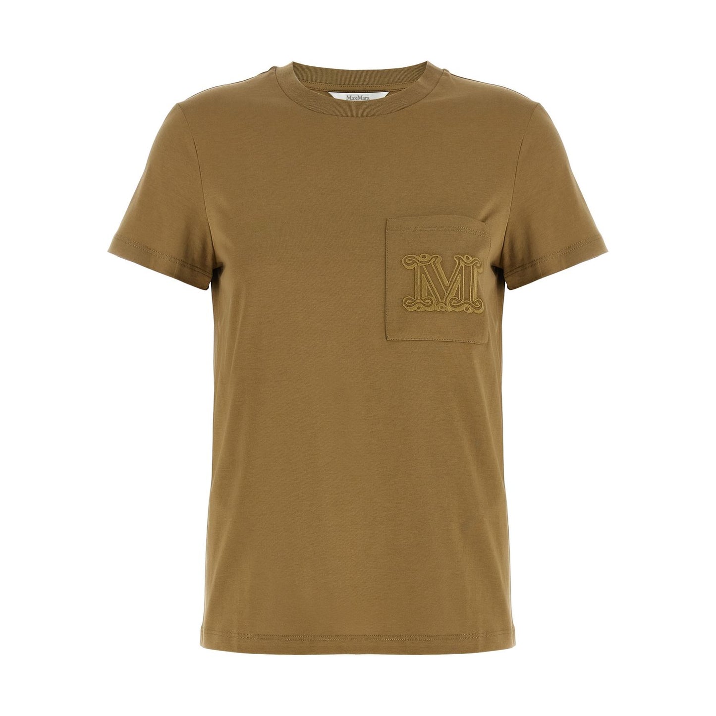 Max Mara Brown Cotton T-Shirt