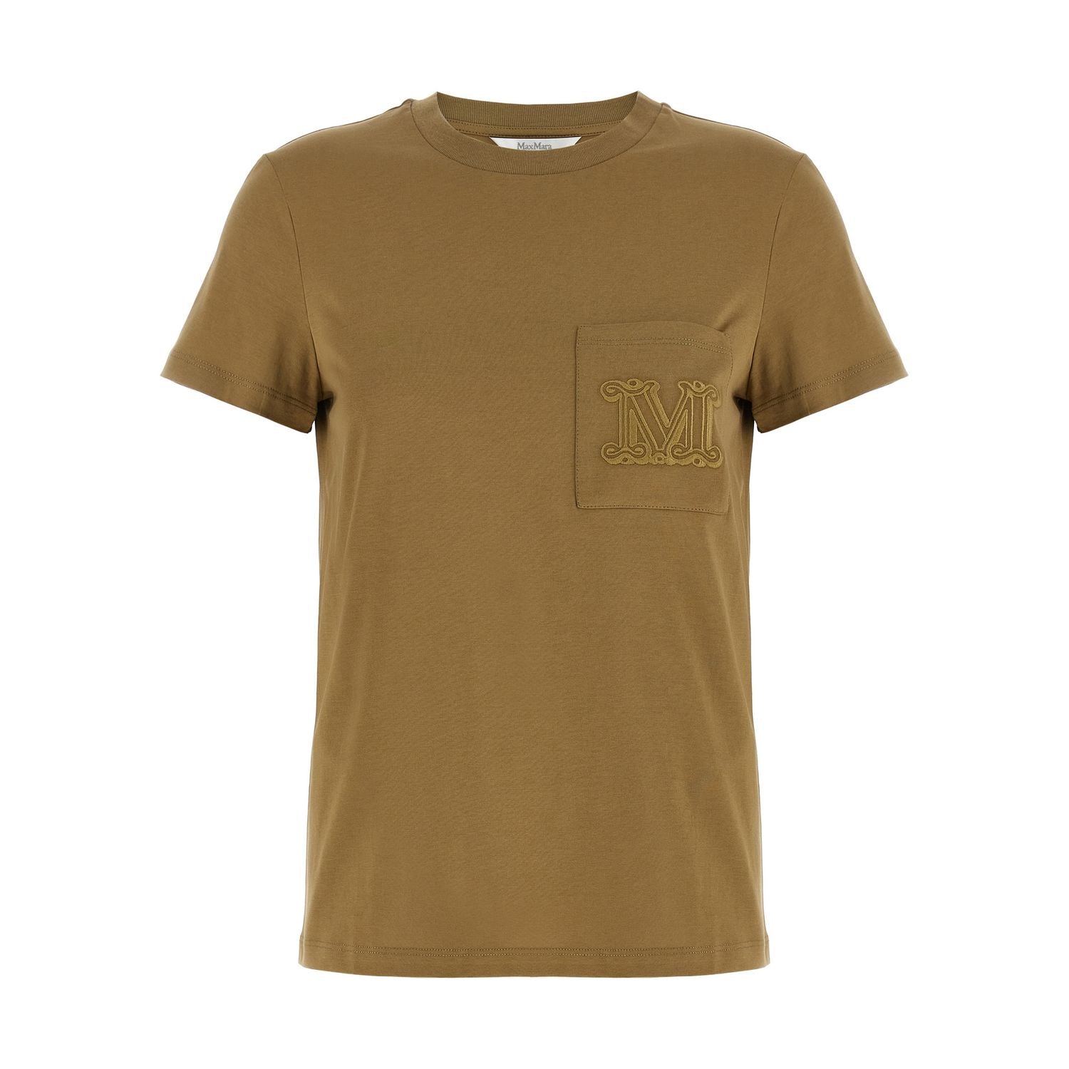 Max Mara Brown Cotton T-Shirt