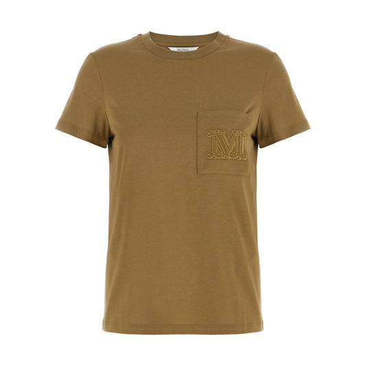 Max Mara Brown Cotton T-Shirt