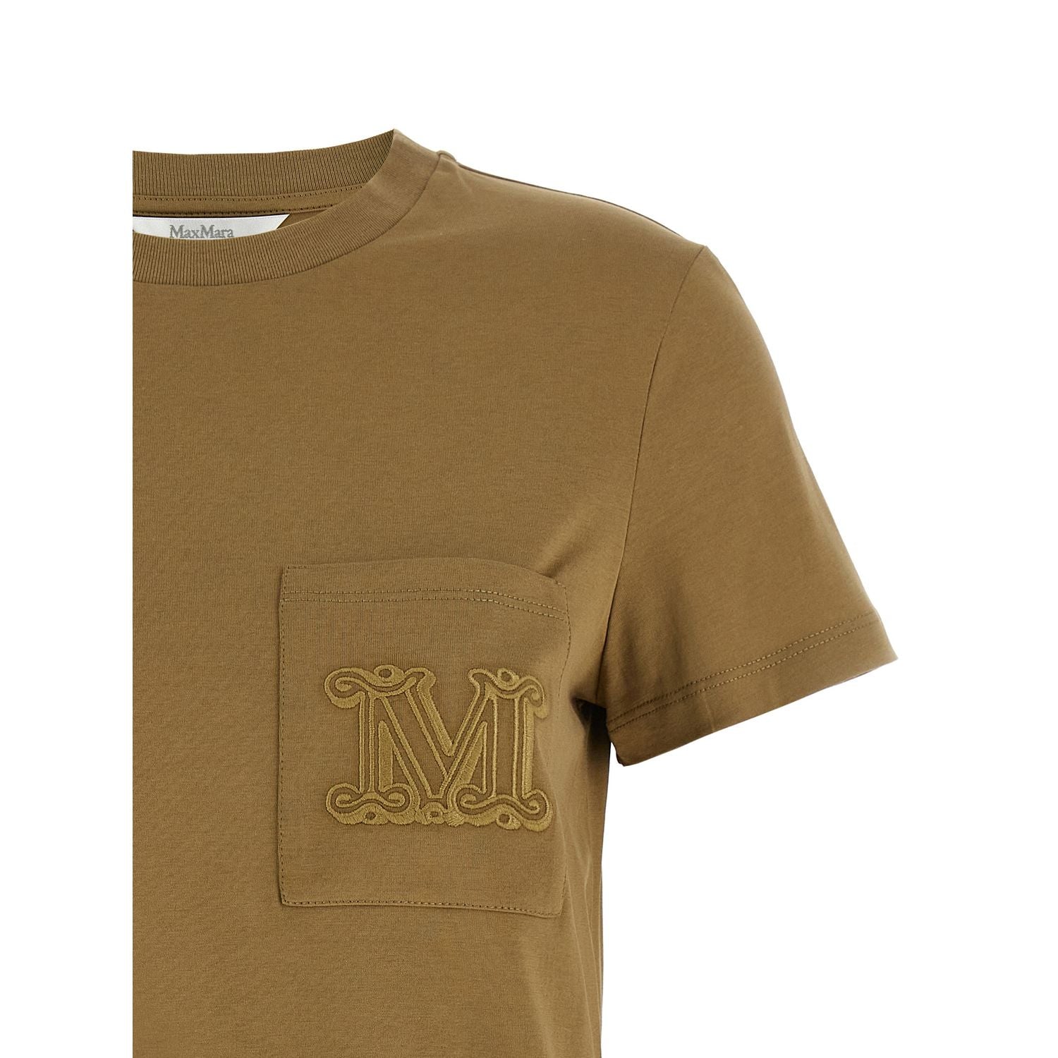 Max Mara Brown Cotton T-Shirt