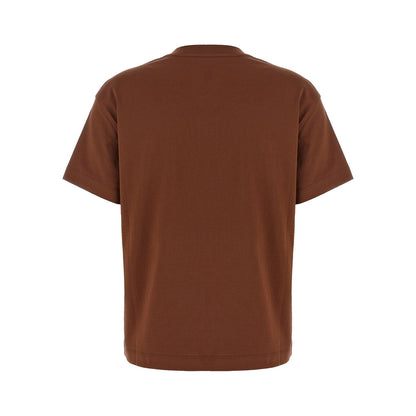 Brunello Cucinelli Brown Cotton T-Shirt