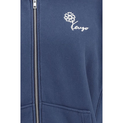 Kenzo Blue Cotton Sweatshirt