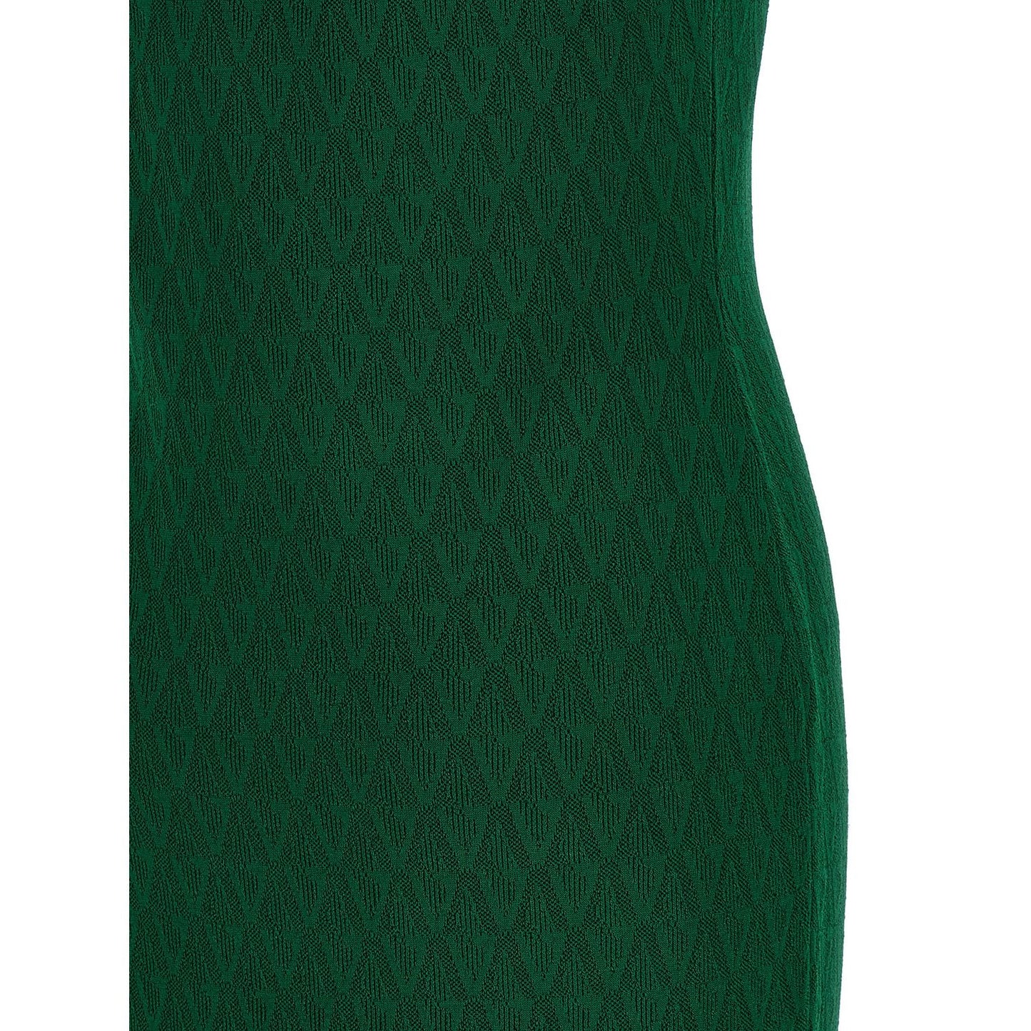 Versace Bicolor Viscose Midi Dress