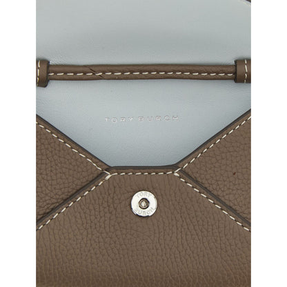 Tory Burch Brown Cowhide Cardholder