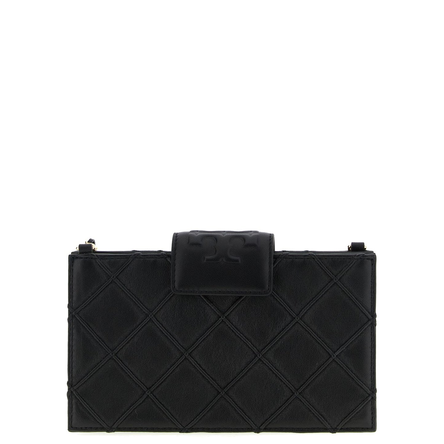 Tory Burch Black Lamb Leather Cardholder