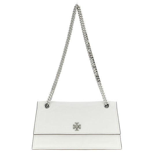 Tory Burch White Lamb Leather Shoulder Bag
