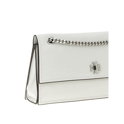 Tory Burch White Lamb Leather Shoulder Bag