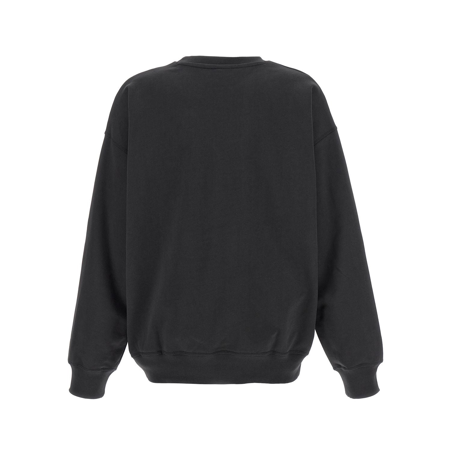 Ganni Black Organic Cotton Sweatshirt