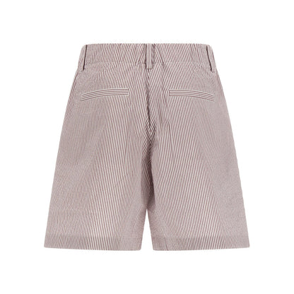 Brunello Cucinelli Multicolor Cotton Bermuda Shorts
