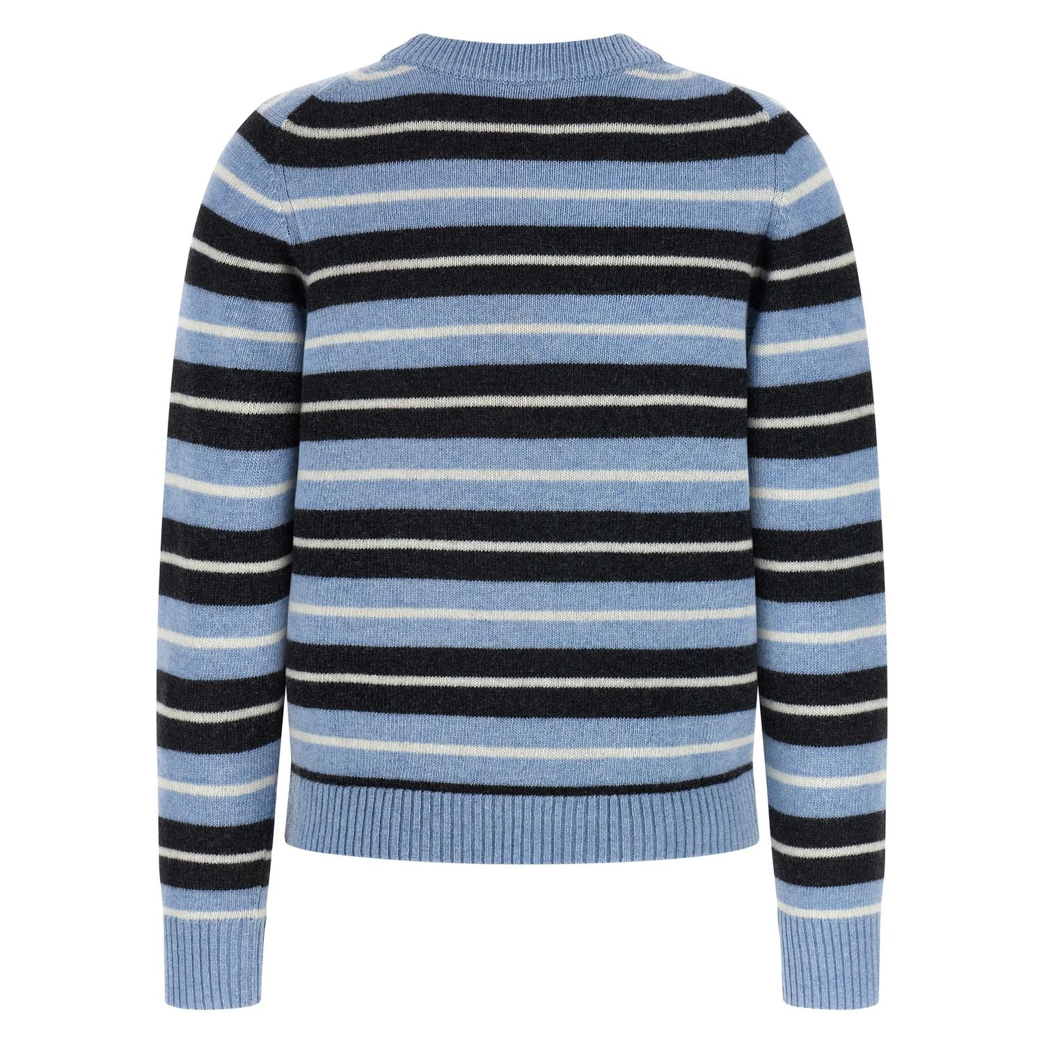 Ganni Blue Wool Cardigan