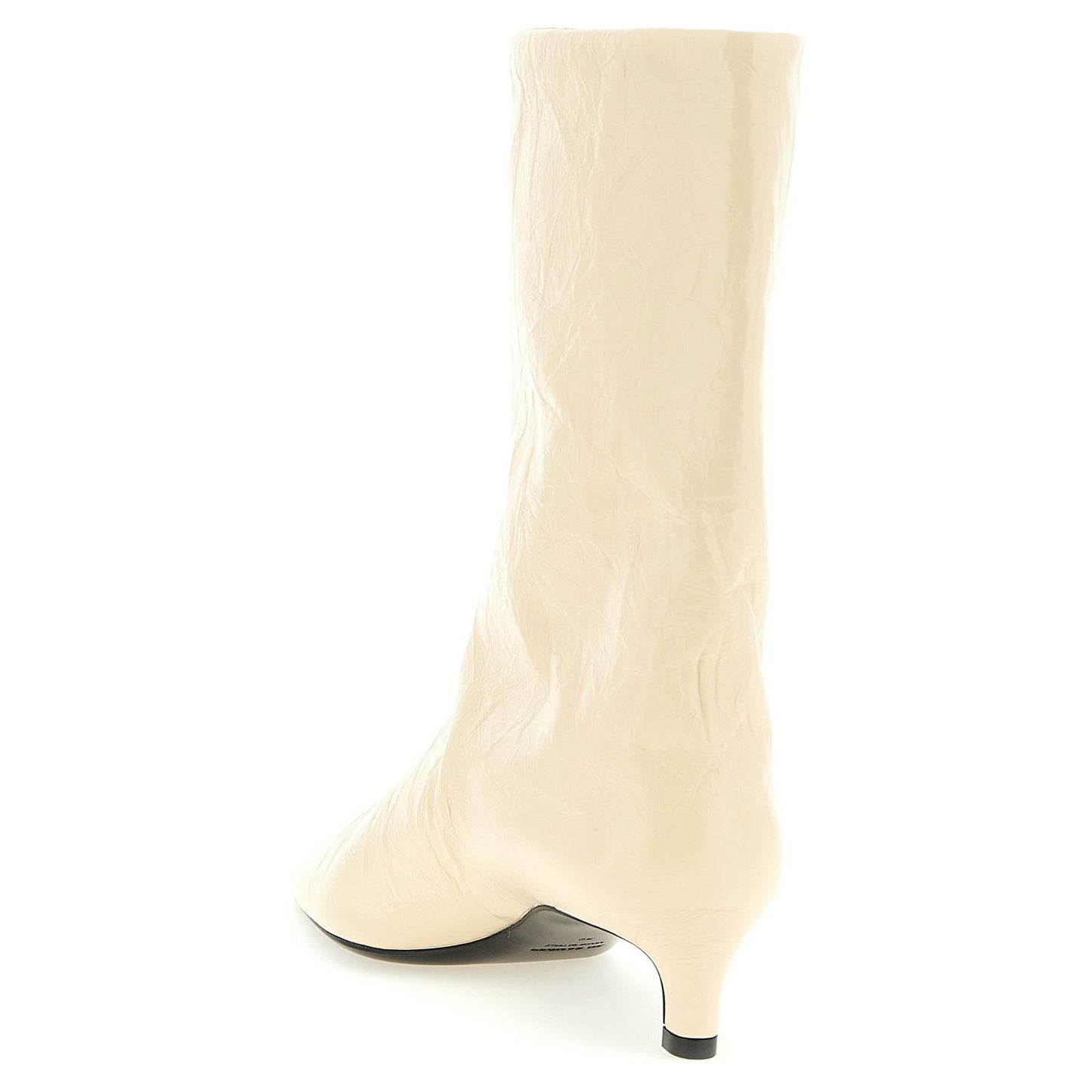 Jil Sander Beige Calfskin Ankle Boots