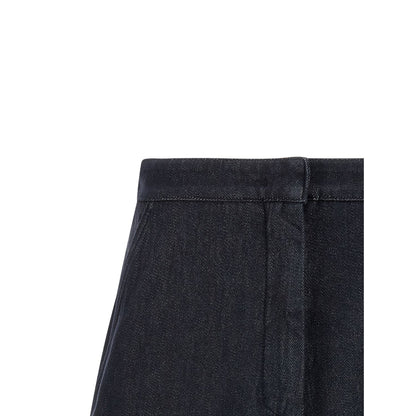 Max Mara Blue Cotton Bermuda Shorts