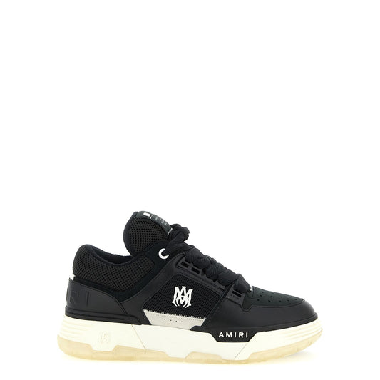 Amiri Black Calfskin Athletic Sneakers