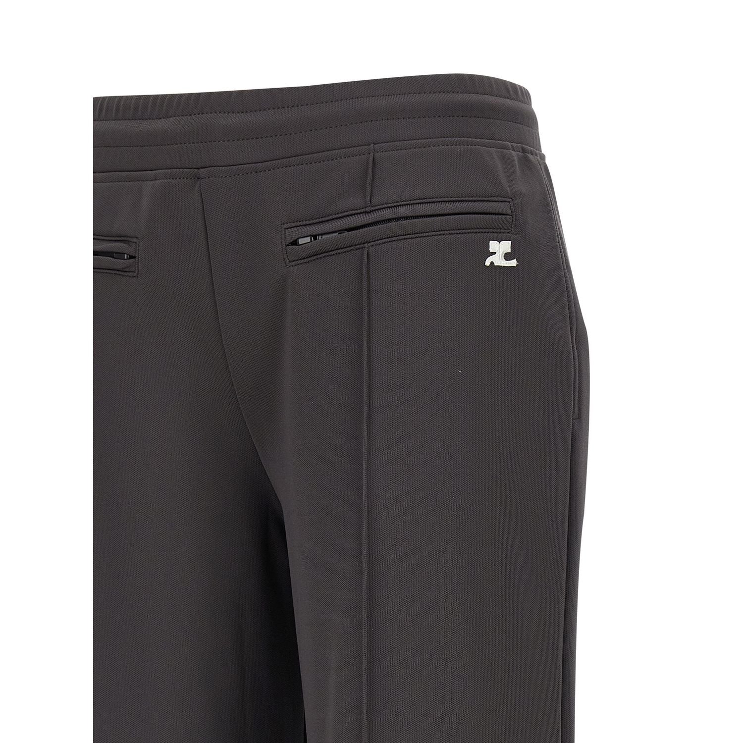 Courrèges Gray Polyester Joggers (Workout Pants)