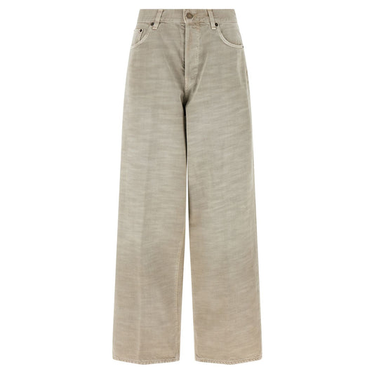 Haikure Gray Cotton Jeans Denim