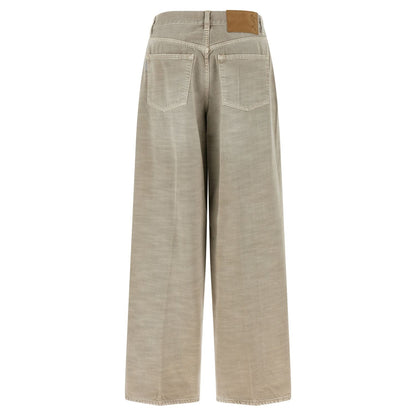 Haikure Gray Cotton Jeans Denim