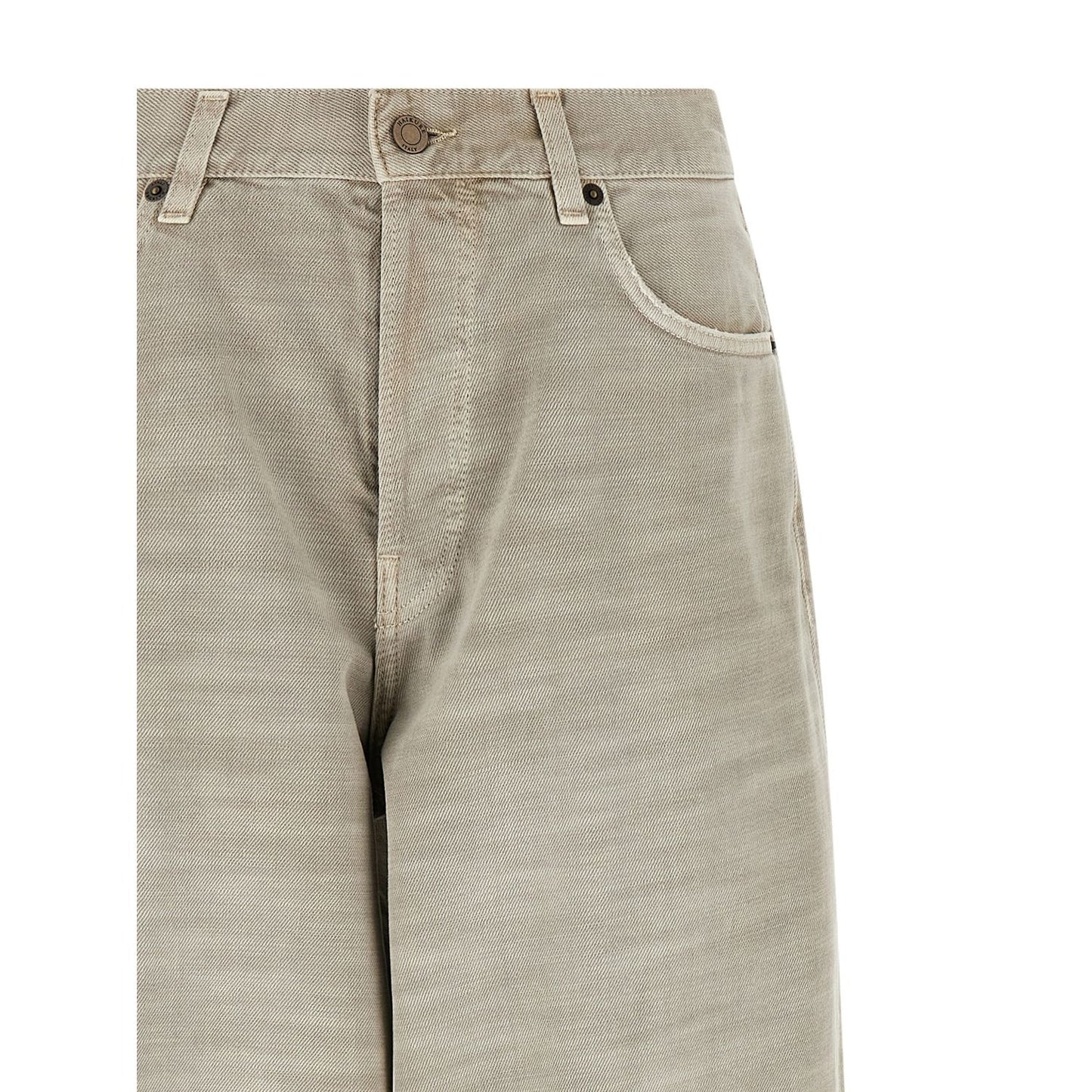 Haikure Gray Cotton Jeans Denim