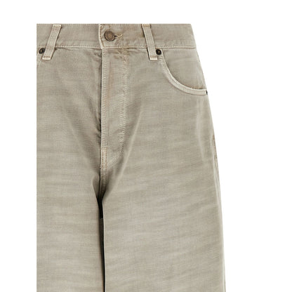 Haikure Gray Cotton Jeans Denim