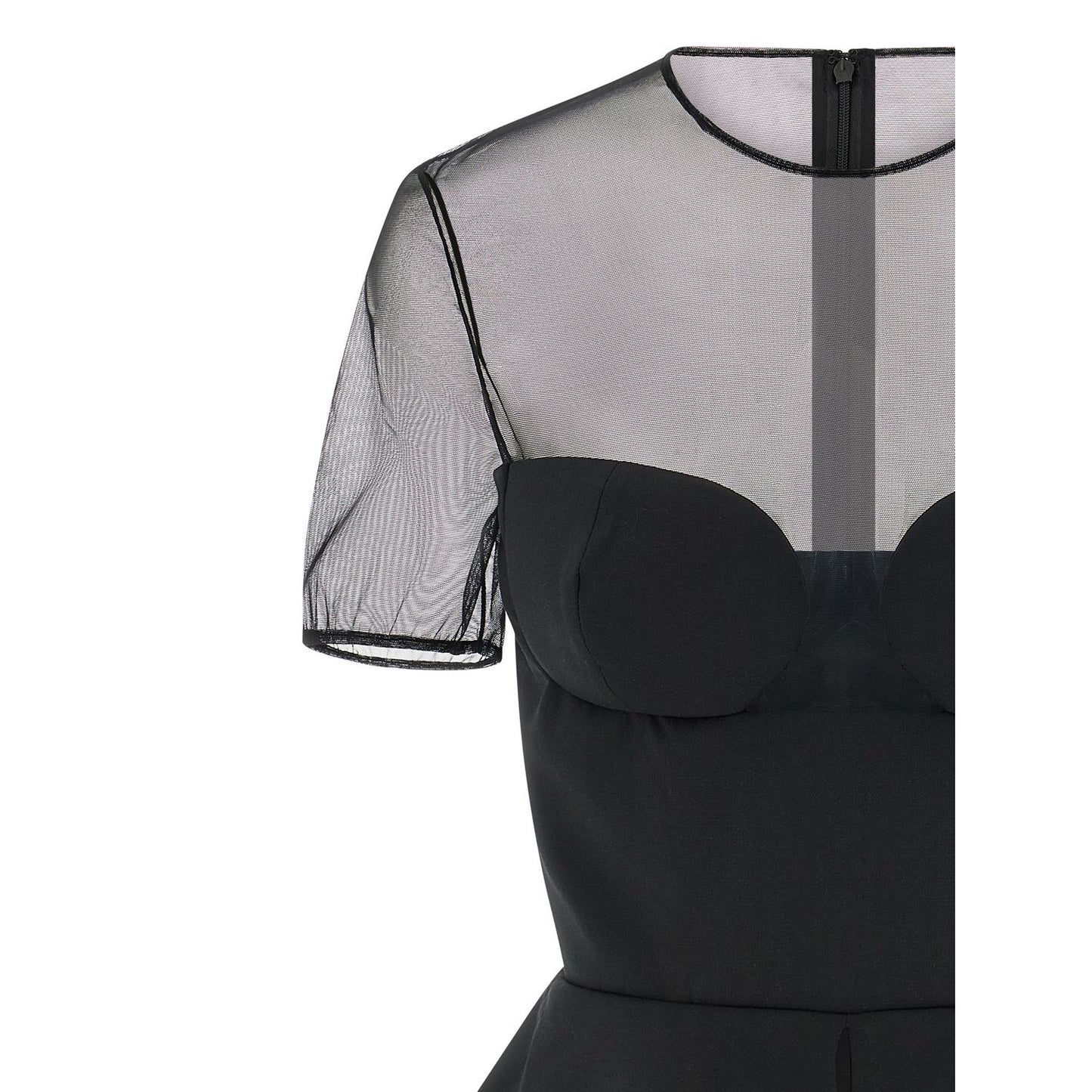Nensi Dojaka Black Virgin Wool Tank Tops