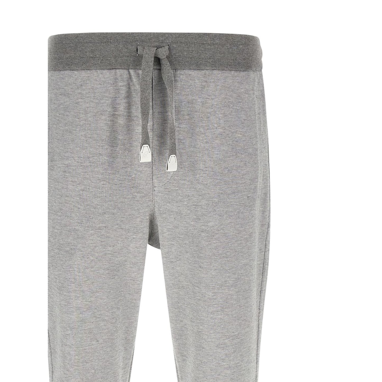 Brioni Gray Cotton Joggers (Workout Pants)