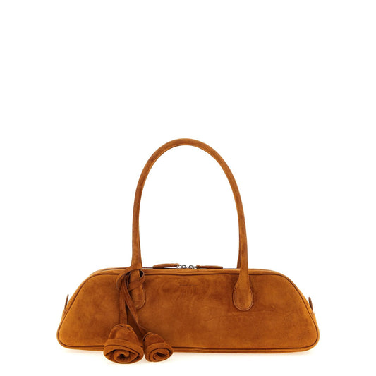 Magda Butrym Brown Calfskin Shoulder Bag