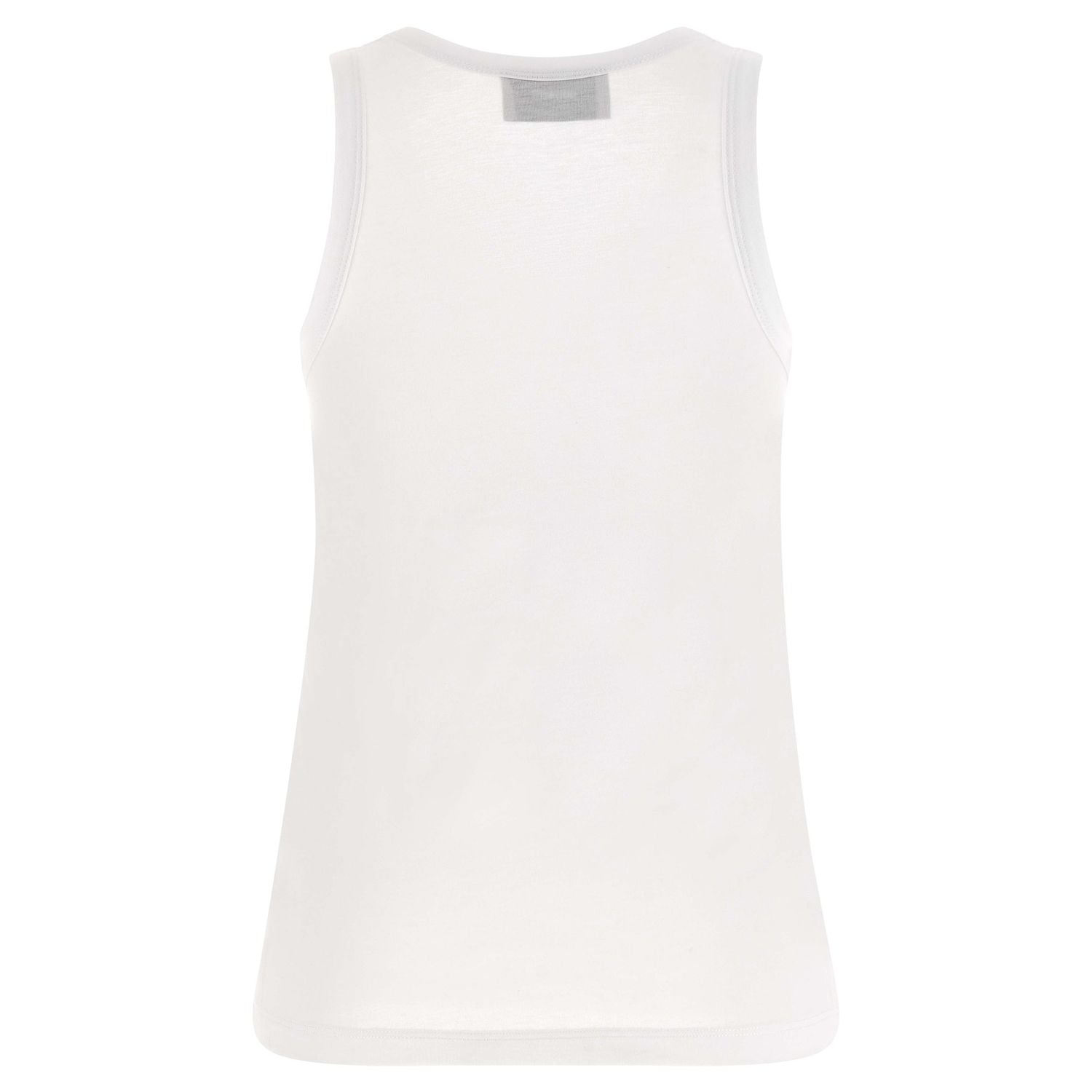 Coperni White Cotton Sleeveles T-Shirt