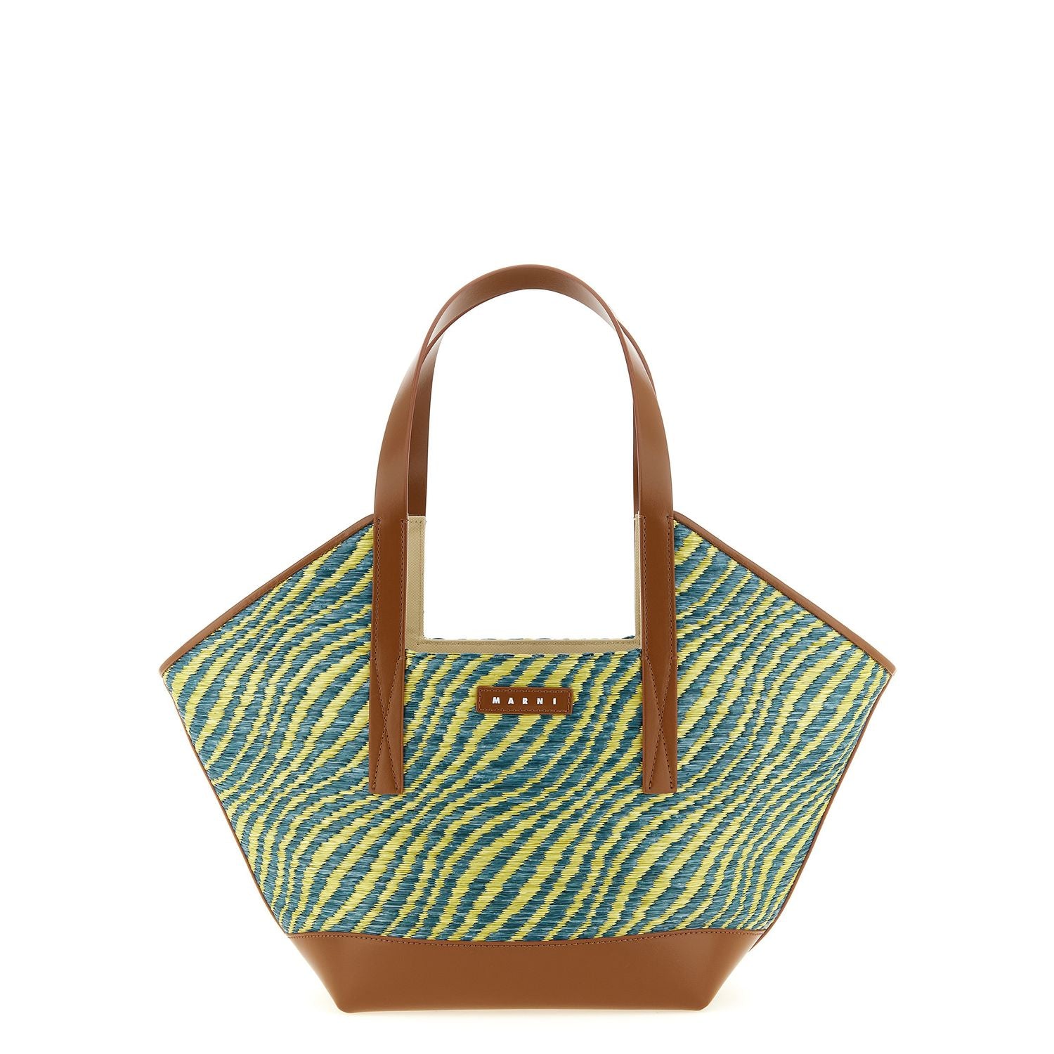 Marni Bicolor Polyamide Tote Bag