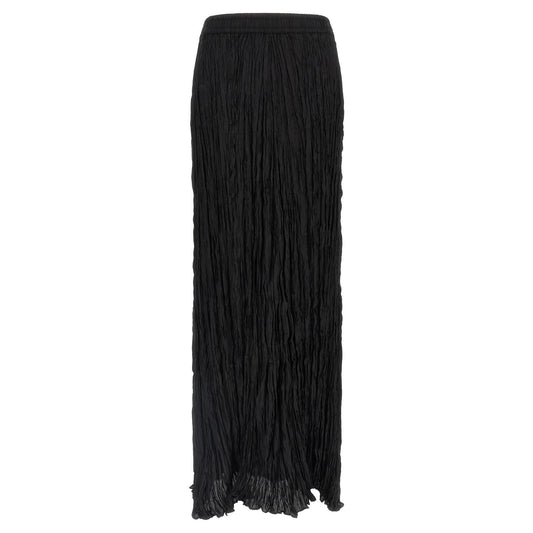 P.A.R.O.S.H. Black Silk Mini Skirt