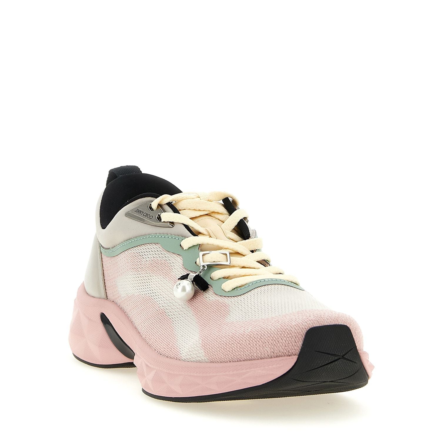 Jimmy Choo Multicolor Tencel Athletic Sneakers