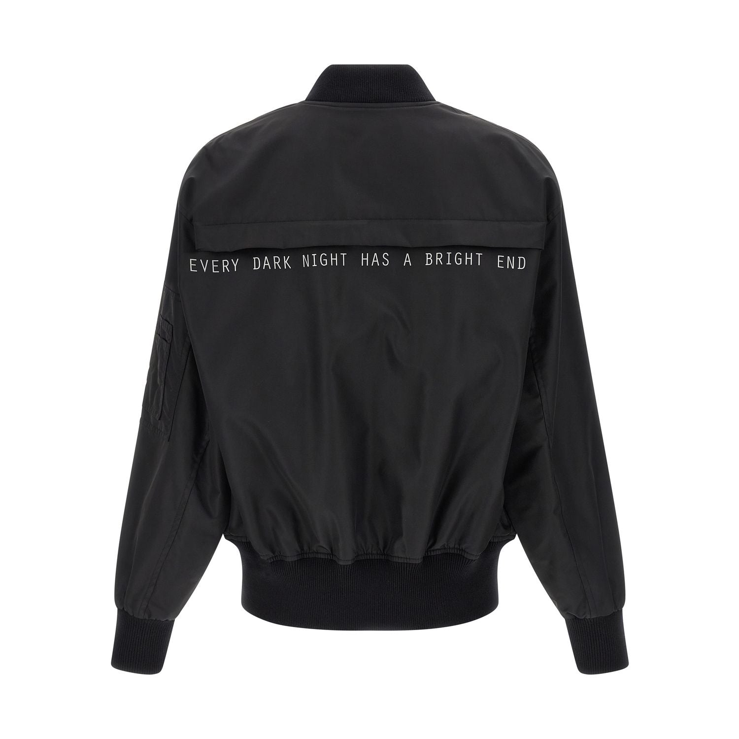 44 Label Group Black Polyamide Bomber